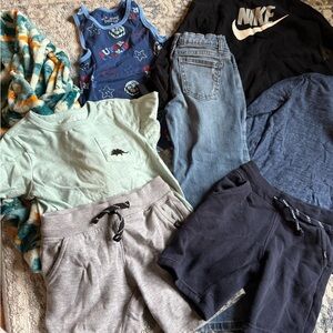 Nike Black Hoodie and Kids Clothing bundle